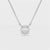 1 Carat Round Solitaire Lab Grown Diamond Pendant