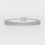 1.9 CT White Gold Lab Diamond Star Bracelet