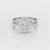 1.77 CT Cushion Cut Halo Layered Lab Diamond Ring
