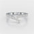 0.55 CT Round Cut Simple Lab Diamond Ring