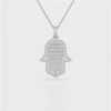1.5 CT Baguette Straight Cut Lab Diamond Pendant