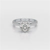 2.6 CT Round Cut Lab Diamond Ring