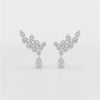 5.8 CT Lab Diamond Dangle Earrings