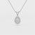 2 CT Halo Lab diamond Pear Cut Pendant
