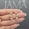3.45 CT Lab Diamond Multi-Shape Three Stone Earrings (Ready for Delivery)