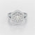1.92 CT Round Cut Flower Shape Lab Diamond Ring