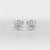 Simple Stud 0.84 CT Round Lab Diamond Earrings