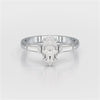 1.4 CT Marquise Cut Lab Diamond Three Stone Ring