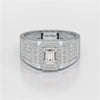 1.72 CT Round Shape Lab Diamond Men's Ring