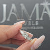 0.90 CT Lab Diamond Princess & Pear Cut Three Stone Ring (Ready for Delivery)