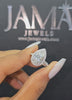 3.5 CT Lab Diamond Halo Pear Cut Ring (Ready for Delivery)