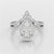 4.07 CT Lab Diamond Pear Cut Ring