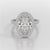 6.1 CT Oval Cut Lab Diamond Wedding Ring