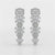 1.34 CT Lab Diamond Flower Drop Earring