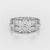 2.54 CT Princess Cut Lab Diamond Ring