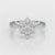1 Carat Round Cut Lab Diamond Ring