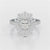 1.93 CT Oval Cut Halo Lab Diamond Ring