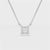 1 CT Lab Grown Diamond Princess Pendant