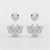 4.6 CT Lab Diamond Pear Cut Drop Earring