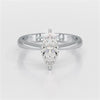 1 CT Marquise Cut Lab Diamond Solitaire Engagement Ring
