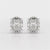 1 CT Oval Pair Solitaire Lab Diamond Stud Earrings